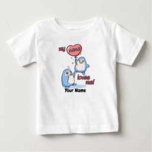 Camiseta Minha Nana me ama pinguins