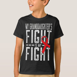 Camiseta Minha neta luta é meu Cancer de sangue