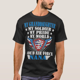 Camiseta Minha neta, Minha Soldidora, Orgulhosa Por Ar