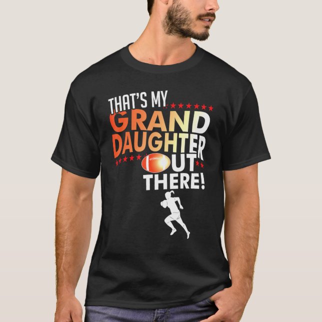 Camiseta Minha neta Rugby Avô Vovó (Frente)
