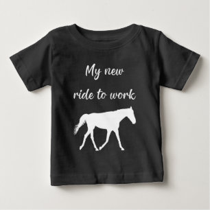 Camiseta Minha Nova Viagem para Trabalhar com Engraçado Cav