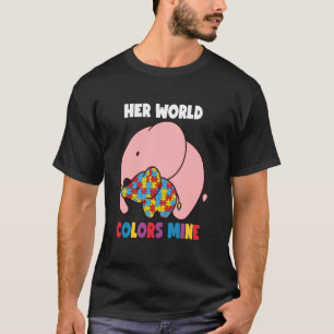 Camiseta Minha Orgulho Mãe Filha Meninas Autistas Conscient