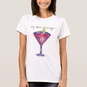 Camiseta minha outra bebida! cosmopolita