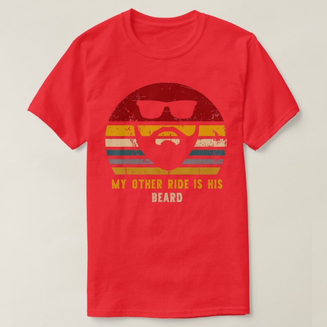 Camiseta Minha Outra Carona é a barba dele. (Frente do Design)