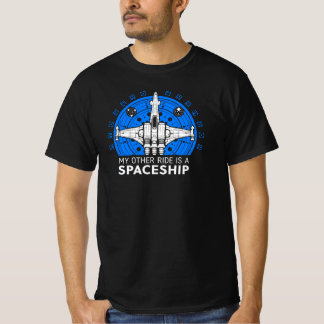 Camiseta Minha outra é uma nave espacial - Espaço Tradicion
