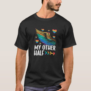 Camiseta Minha Outra Meia Casal LGBTQ Correspondendo à Gir