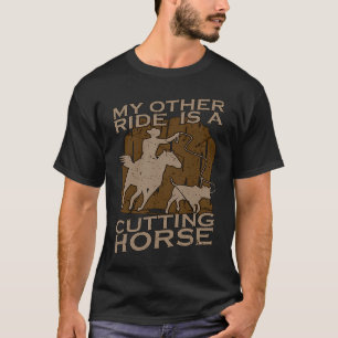 Camiseta Minha Outra Montaria É Um Rodeio Western De Cavalg