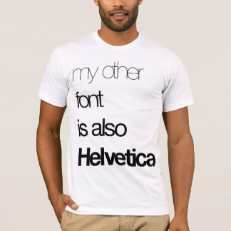 Camiseta Minha outra pia batismal (preto no branco)