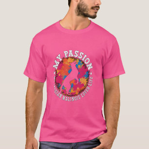 Camiseta Minha Paixão Meu Pastor Belga Cachorro Por Baixo M