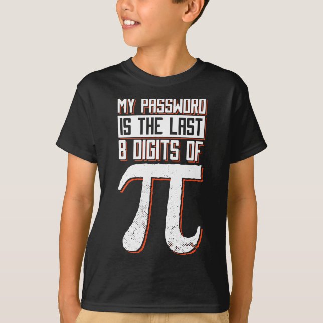 Camiseta Minha Palavra É Os Últimos 8 Dígitos De Pi (Frente)