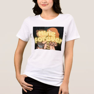 Camiseta Minha Para Sempre Cute Kawaii Chibi Proposta Brilh