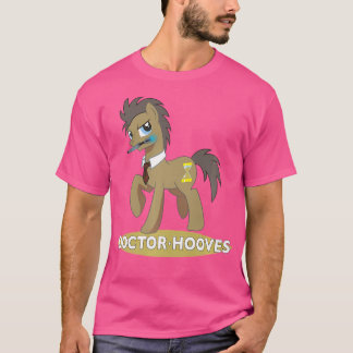 Camiseta Minha Pequena Amizade Pônea É Magia Doutor Hooves 