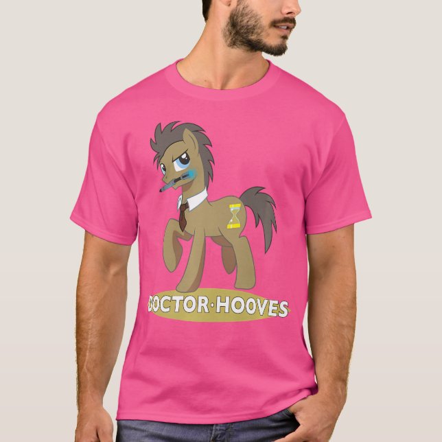Camiseta Minha Pequena Amizade Pônea É Magia Doutor Hooves  (Frente)