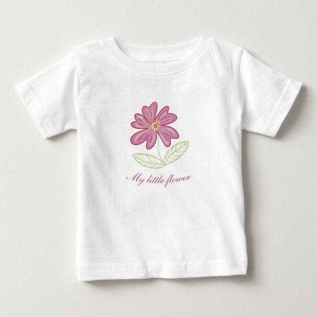 Camiseta Minha pequena flor (Frente)