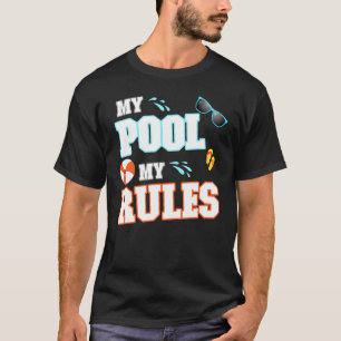 Camiseta Minha Piscina Minhas Regras - Nadar Piscina