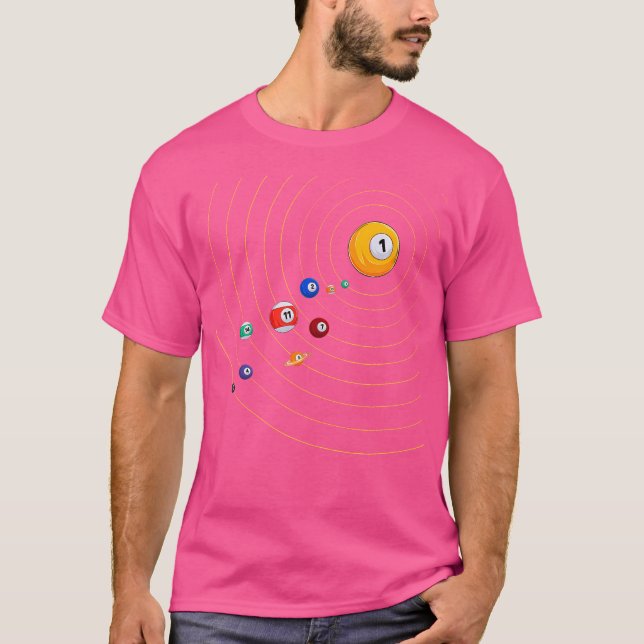 Camiseta Minha Piscina Universo Billiard (Frente)