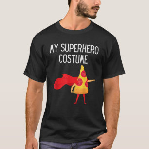 Camiseta Minha Pizza de Super Herói com Diversão de Figurin
