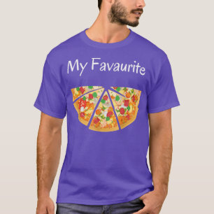 Camiseta Minha Pizza Favorita Amplia Mais Fatia Por Favor E