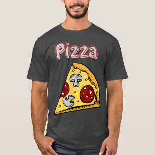 Camiseta Minha Pizza Favorita Amplia Mais Fatia Por Favor E