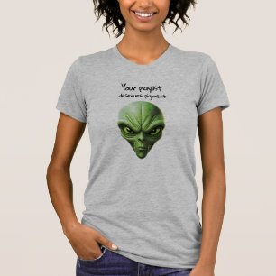 Camiseta "Minha playlist e meu alien" design de vibes music