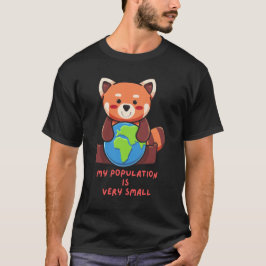Camiseta Minha população é muito pequena.