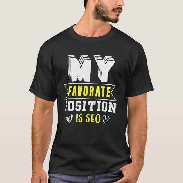 Camiseta Minha Posição Favorita É Ceo (Frente)