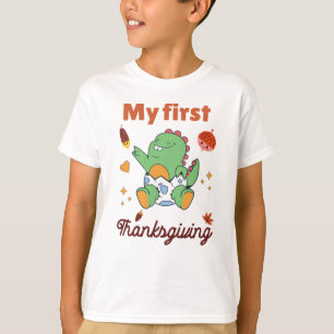 Camiseta Minha primeira Ação de Graças