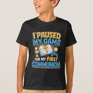 Camiseta Minha Primeira Comunhão de Vídeos Controladores de