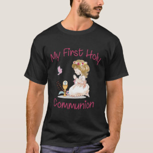 Camiseta Minha Primeira Comunhão Sagrada