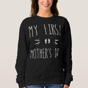Camiseta Minha Primeira Dia de as mães Mãe Filha Filha Filh