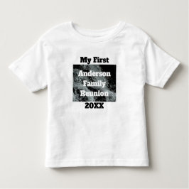 Camiseta Minha Primeira Família Sindicato Negro Branco Cain