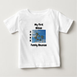Camiseta Minha Primeira Família Sindicato Palm Tree Beach K