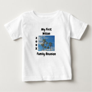 Camiseta Minha Primeira Família Sindicato Palm Tree Beach K
