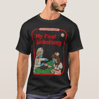 Camiseta Minha Primeira Lobotomia Horror Goth Oculto Infant