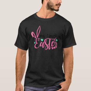Camiseta Minha primeira Páscoa, Coelhinho da Páscoa, Dia da