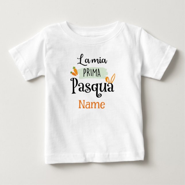 Camiseta Minha primeira Páscoa - La Mia Prima Pasqua (Frente)