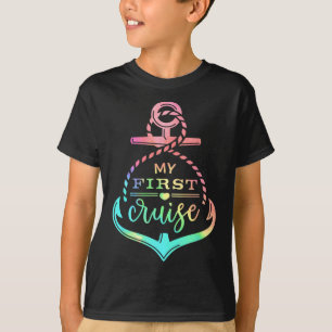 Camiseta Minha Primeira Viajante De Cruise Rookie Fora Corr