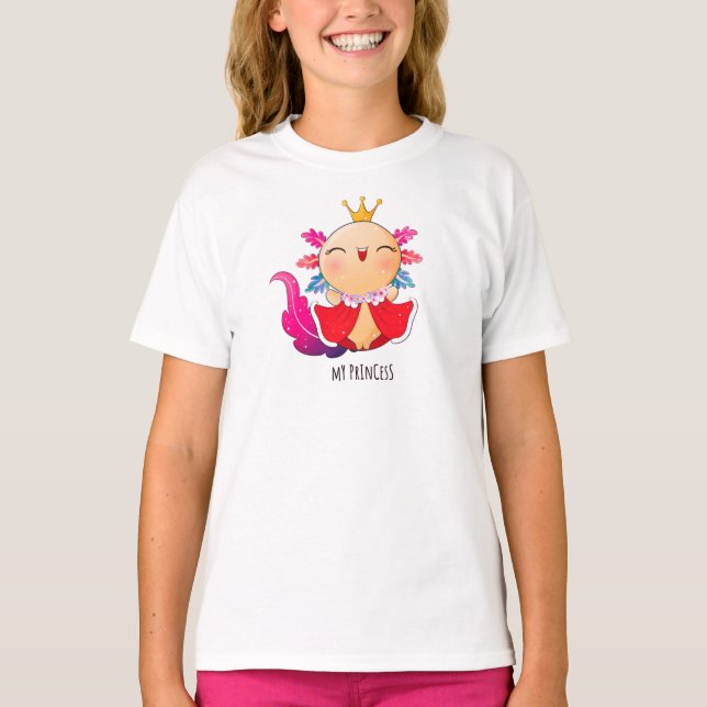 Camiseta Minha Princesa Design Real Fofo | Presente de Prin (Frente)