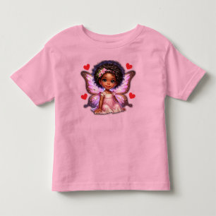 Camiseta Minha Princesa Fada com Asas Brilhantes