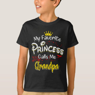 Camiseta Minha Princesa Favorita Me Chama Avô