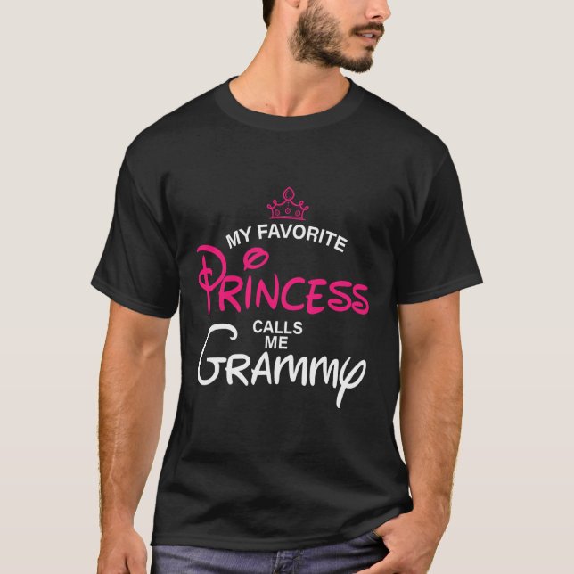 Camiseta Minha Princesa Favorita Me Chama De Filha Do Gramm (Frente)