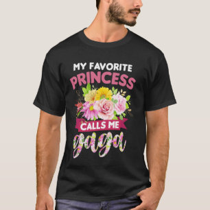 Camiseta Minha Princesa Favorita Me Chama de Gaga Feliz Dia