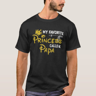 Camiseta Minha Princesa Favorita Me Chama De Papai Engraçad