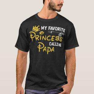 Camiseta Minha Princesa Favorita Me Chama De Papai Engraçad