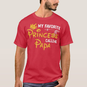Camiseta Minha Princesa Favorita Me Chama De Papai Engraçad