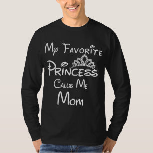 Camiseta Minha Princesa Favorita Me Chama Mãe Filha