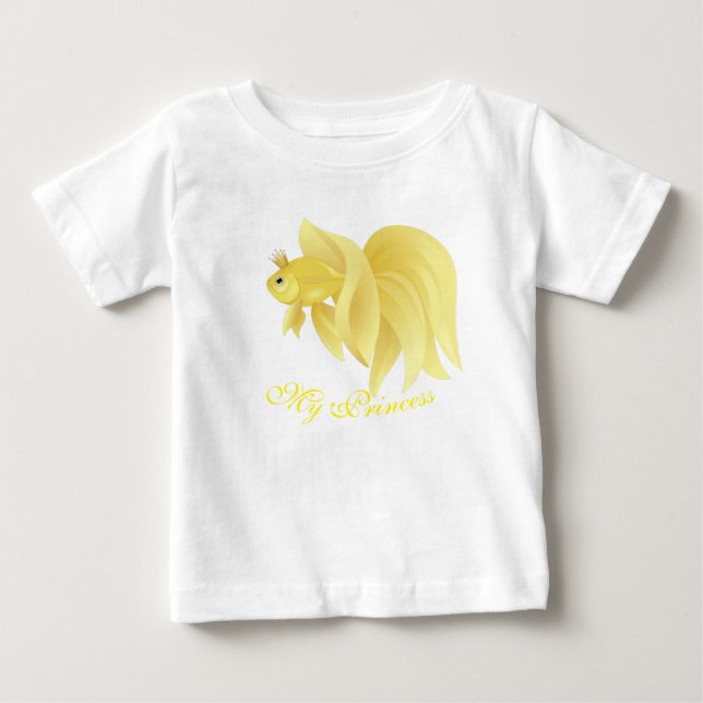 Camiseta Minha Princesa Peixe Dourado (Frente)