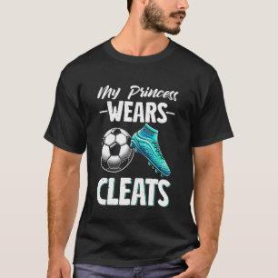 Camiseta Minha Princesa Usa Crachás Temporada de Futebol de