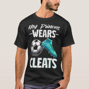 Camiseta Minha Princesa Usa Crachás Temporada de Futebol Di