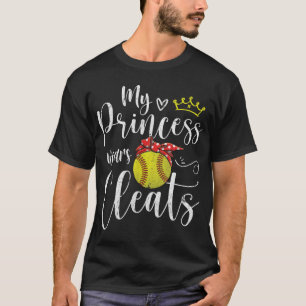 Camiseta Minha Princesa Veste Limpa Beisebol Engraçado M